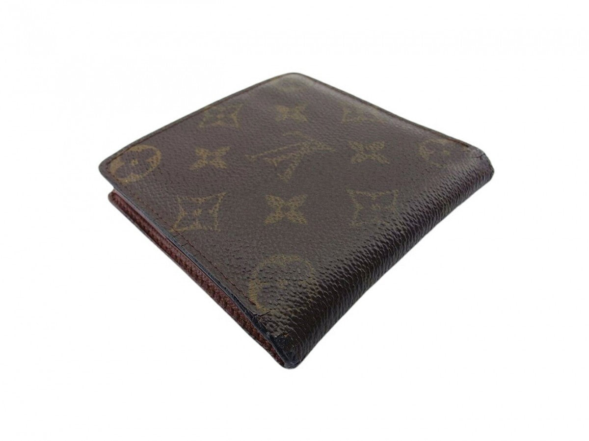 LOUIS VUITTON Bifold Wallet M61665 Brown beige Porte Billets Cartes Crdit Monet