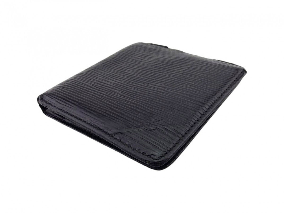 LOUIS VUITTON Bill Compartment M63312 black Porte Billets6Cartes Crdit
