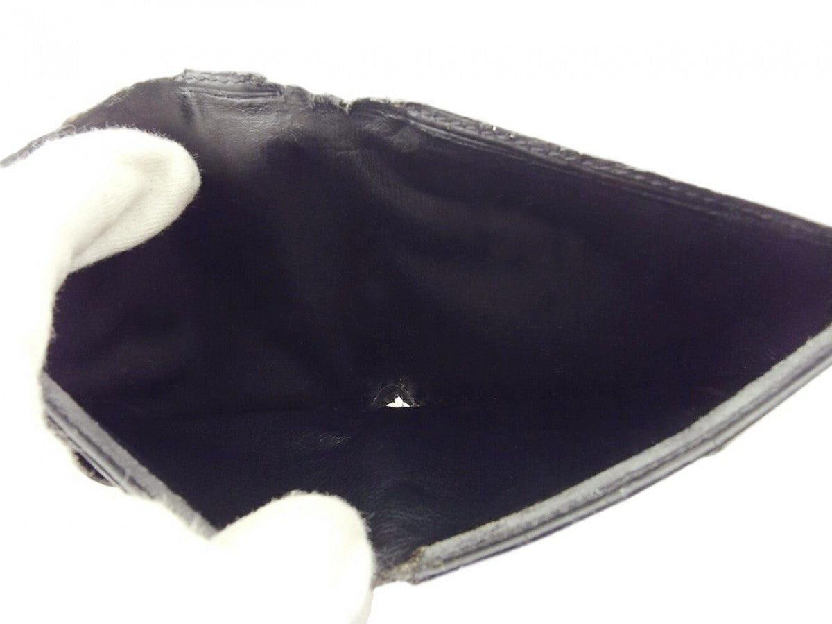 LOUIS VUITTON Bill Compartment M63312 black Porte Billets6Cartes Crdit