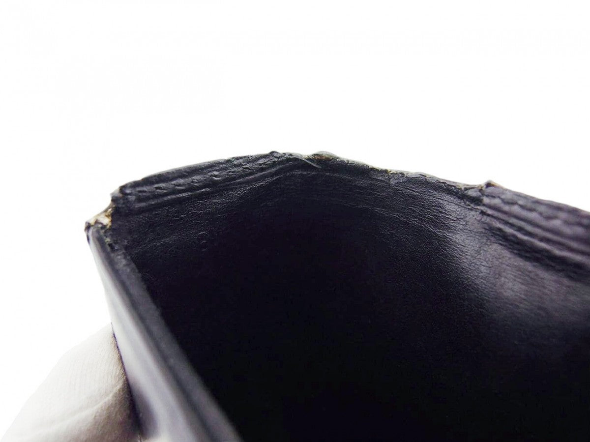LOUIS VUITTON Bill Compartment M63312 black Porte Billets6Cartes Crdit