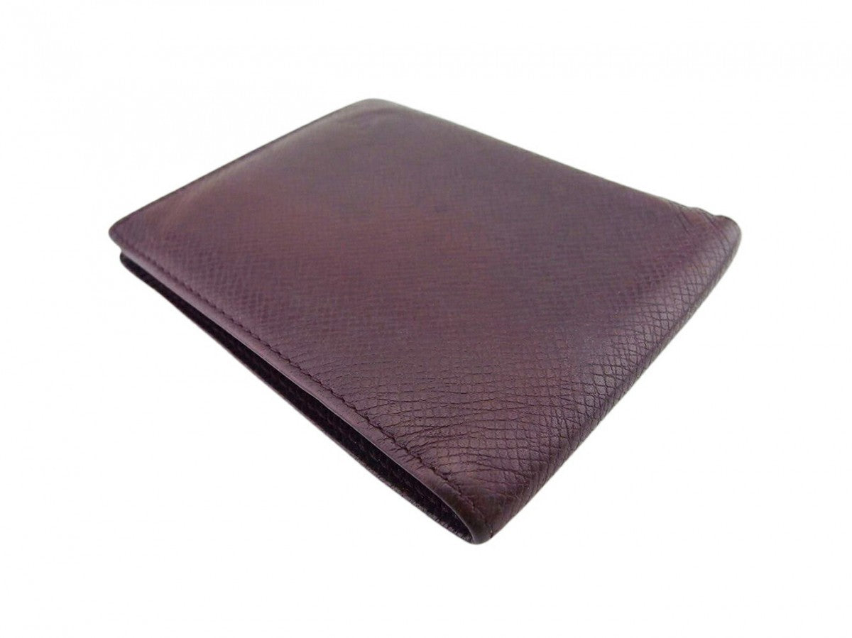 LOUIS VUITTON Bill Compartment M30486 Brown purple Porte Billets6Cartes Crdit