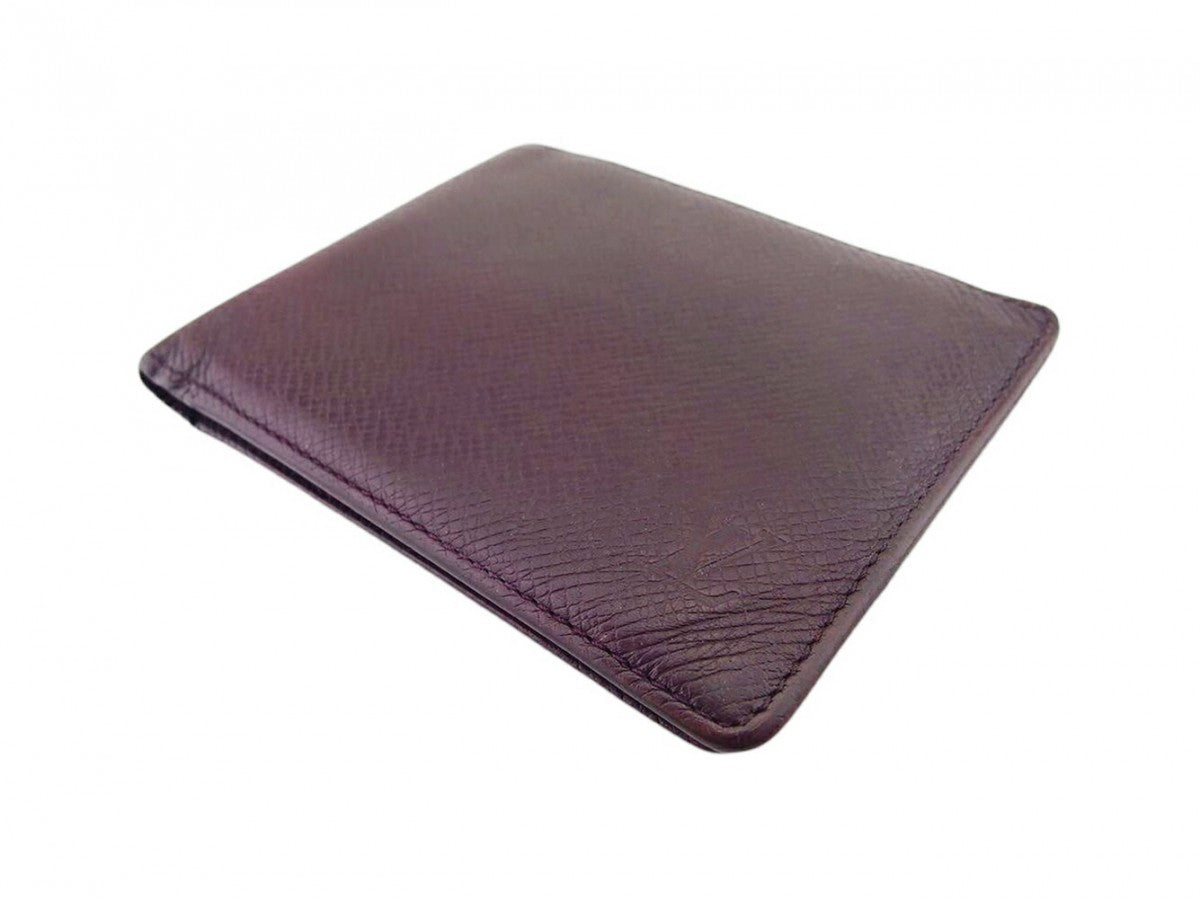 LOUIS VUITTON Bill Compartment M30486 Brown purple Porte Billets6Cartes Crdit