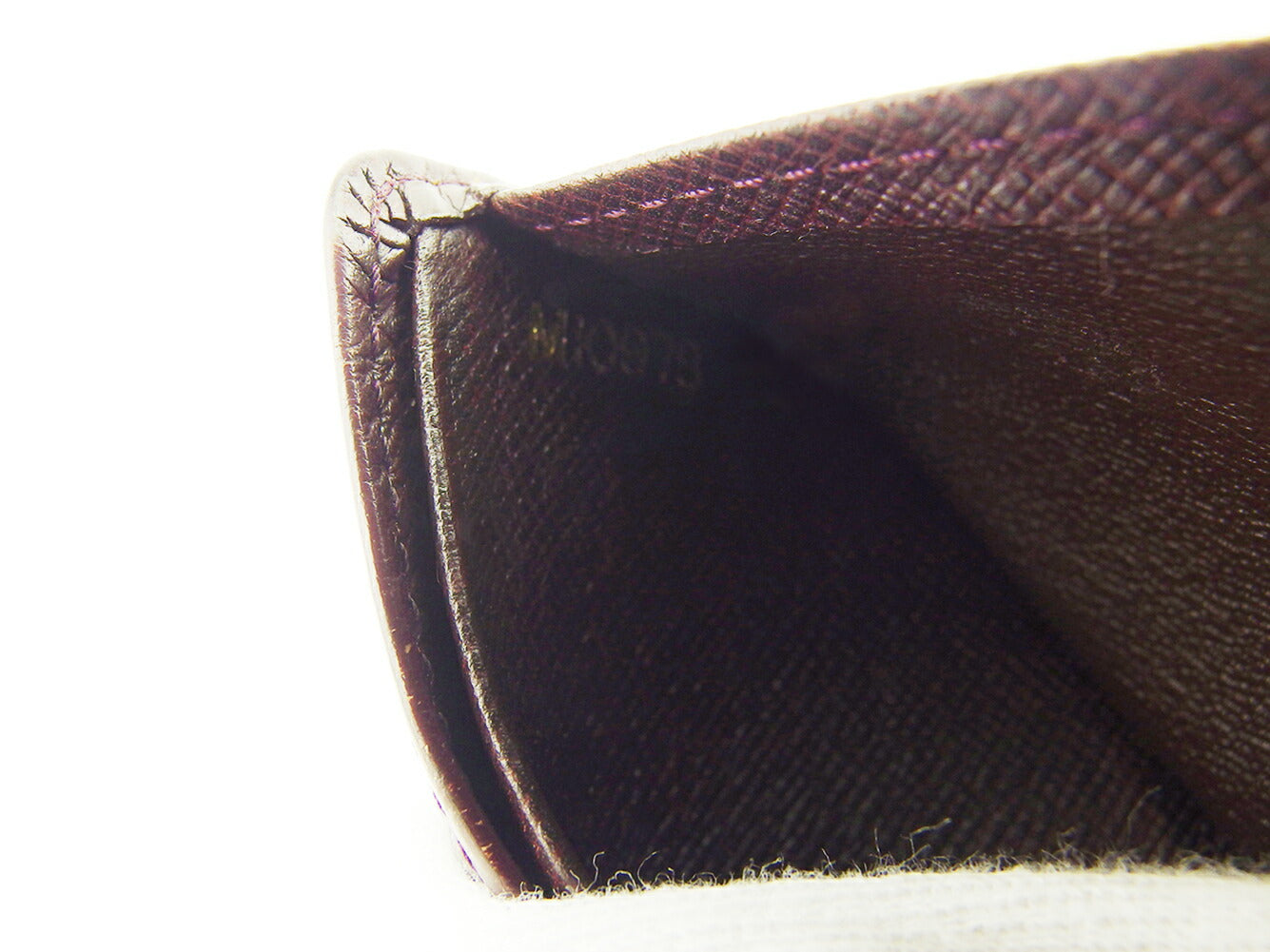 LOUIS VUITTON Bill Compartment M30486 Brown purple Porte Billets6Cartes Crdit