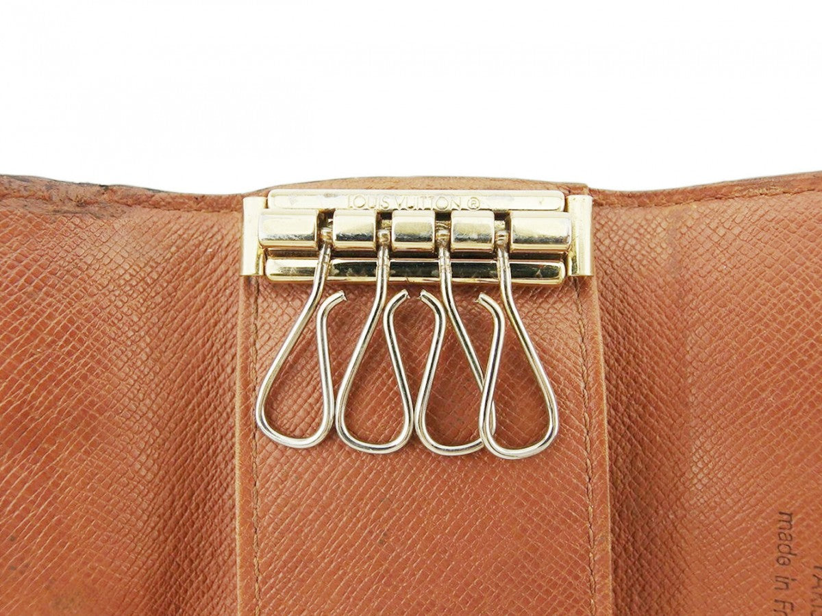 LOUIS VUITTON Key case Key holder Brown