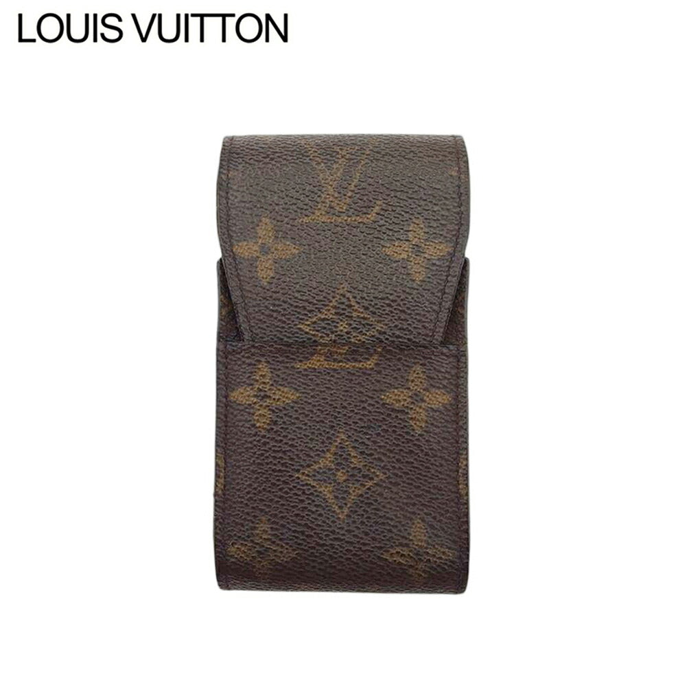 LOUIS VUITTON Cigarette case Brown light brown Etui