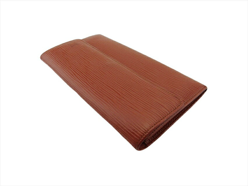 LOUIS VUITTON Long Wallet Purse M61725 Kenya Brown Pochette Porto Monécredi