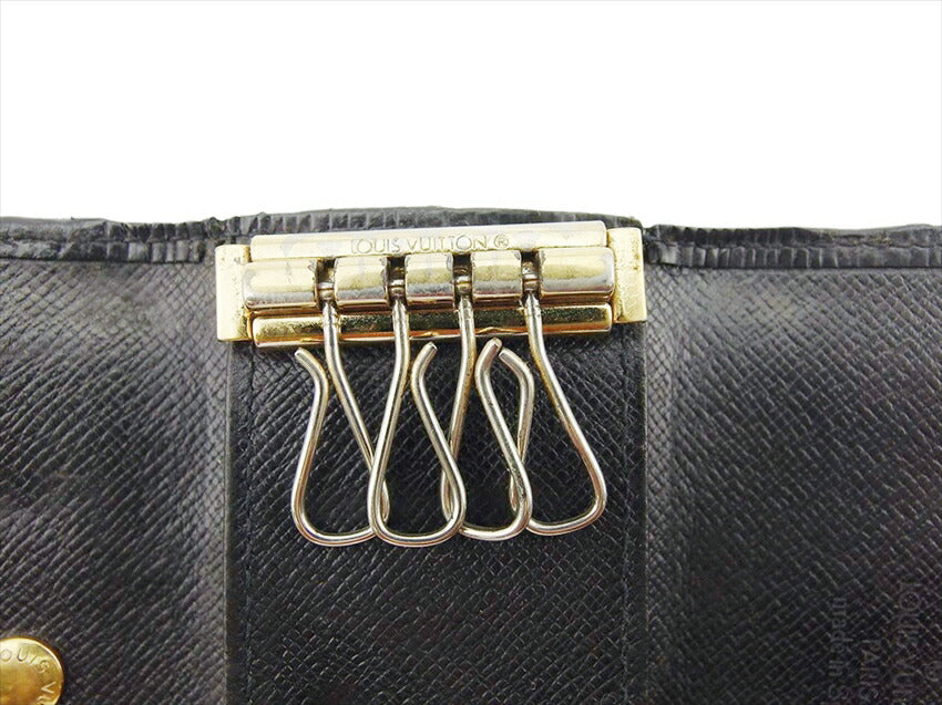 LOUIS VUITTON Key case Key holder M63822 Noir (Black) Multicles4