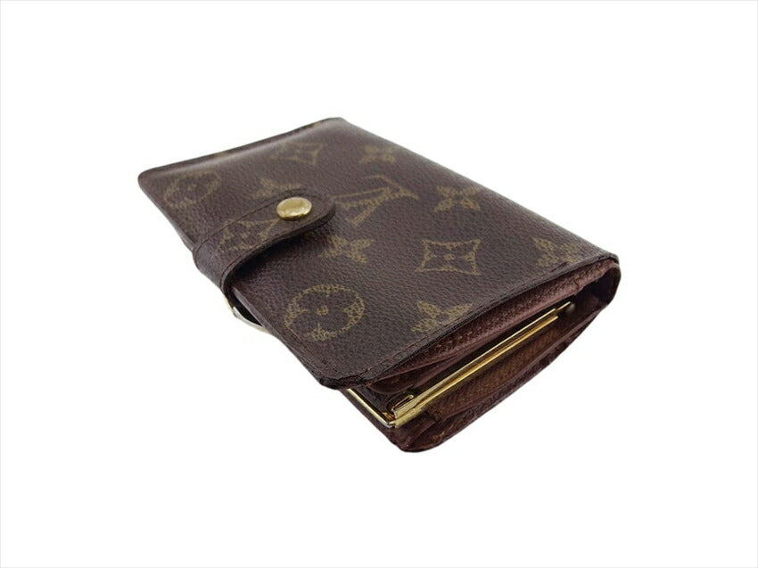 LOUIS VUITTON Bifold Wallet M61663 Brown Portonevie Vienova