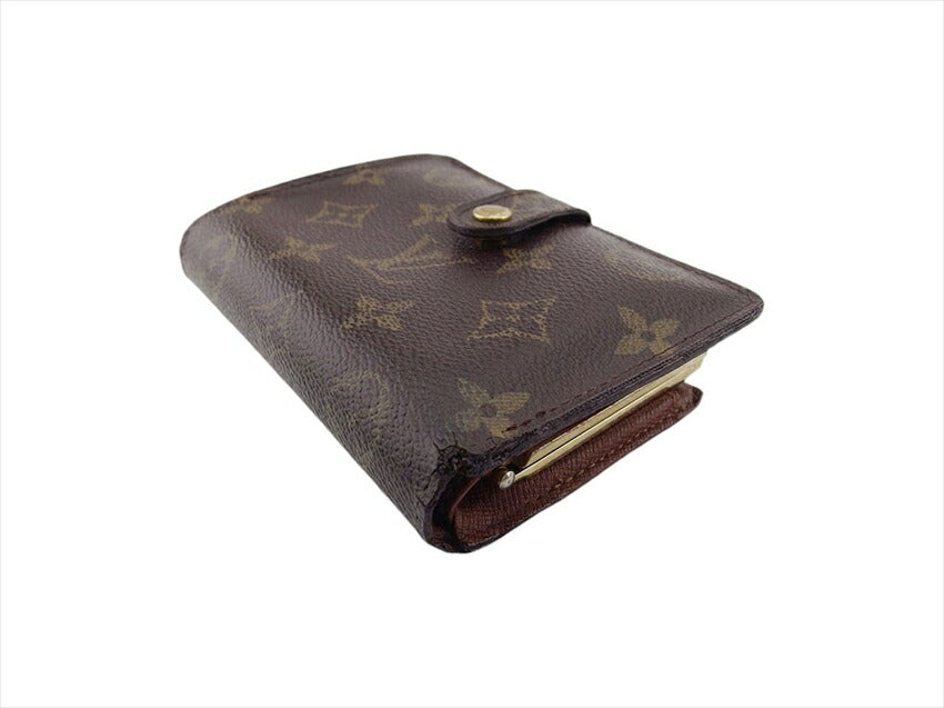 LOUIS VUITTON Bifold Wallet M61663 Brown Portonevie Vienova