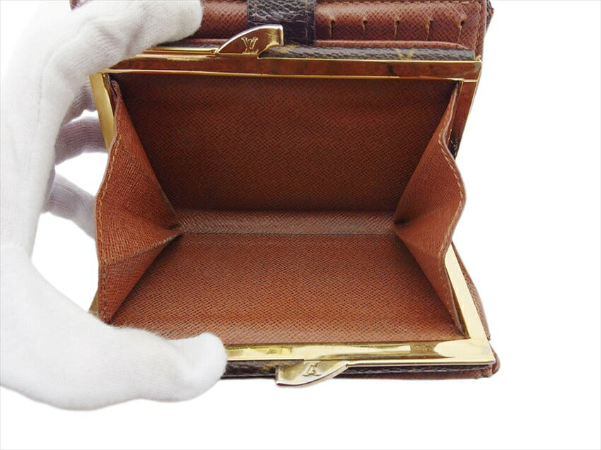 LOUIS VUITTON Bifold Wallet M61663 Brown Portonevie Vienova