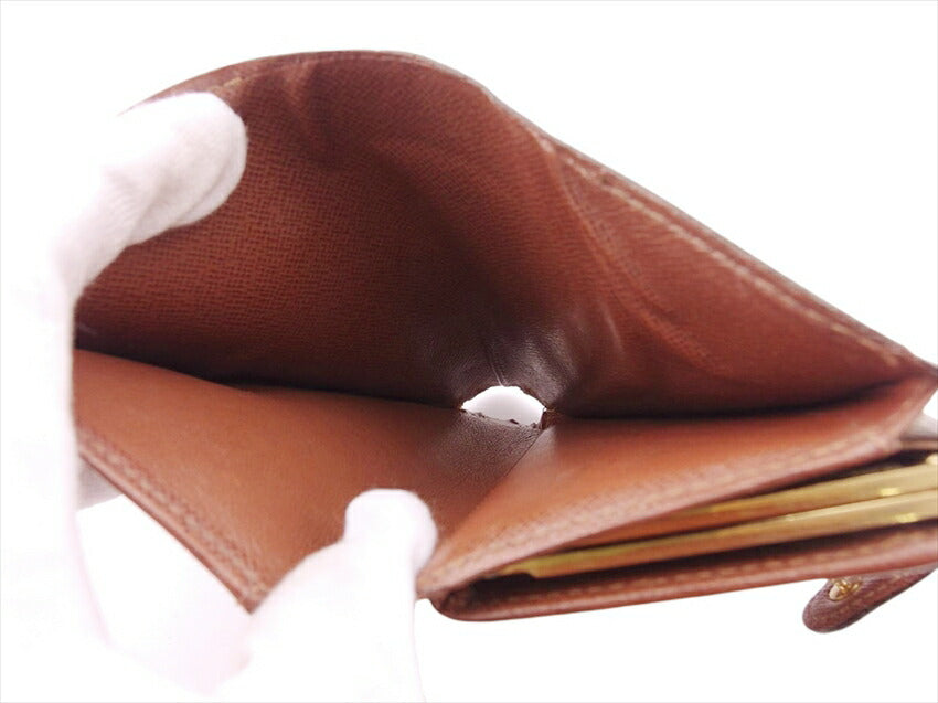 LOUIS VUITTON Bifold Wallet M61663 Brown Portonevie Vienova