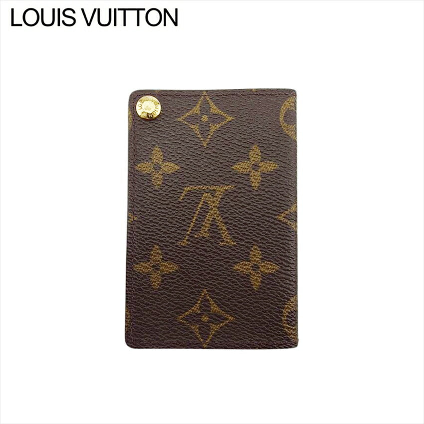 LOUIS VUITTON Card Case M60937 Brown light brown /Porte Cartes Credit Pression