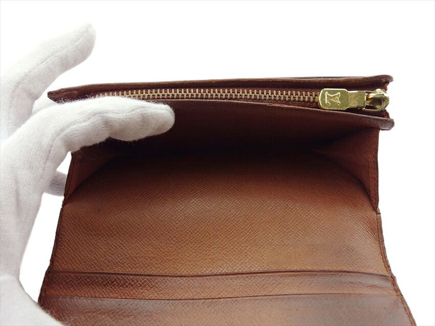 LOUIS VUITTON Long Wallet Purse M61736 Brown light brown Portomonet Bietrezole