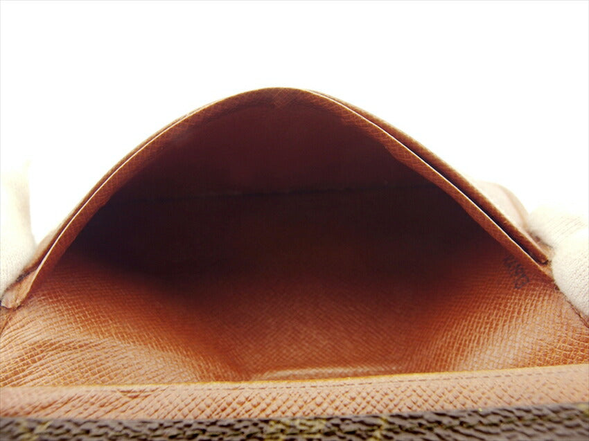 LOUIS VUITTON Long Wallet Purse M61736 Brown Portefeuille Tresor