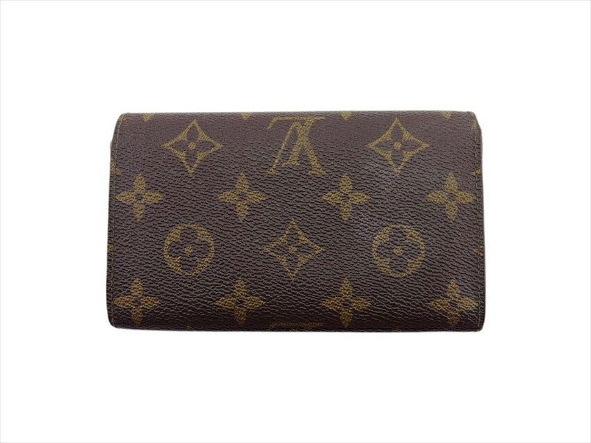LOUIS VUITTON Long Wallet Purse M61736 Brown Portefeuille Tresor