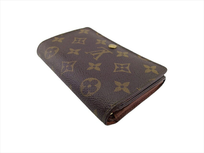 LOUIS VUITTON Long Wallet Purse M61736 Brown Portefeuille Tresor