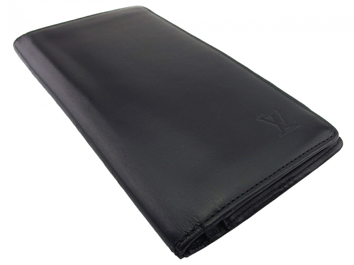 LOUIS VUITTON Bill Compartment M85401 black Porte Valeurs・12Cartes Crdit