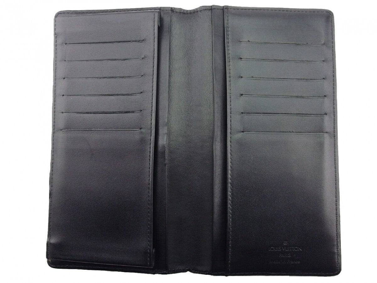 LOUIS VUITTON Bill Compartment M85401 black Porte Valeurs・12Cartes Crdit