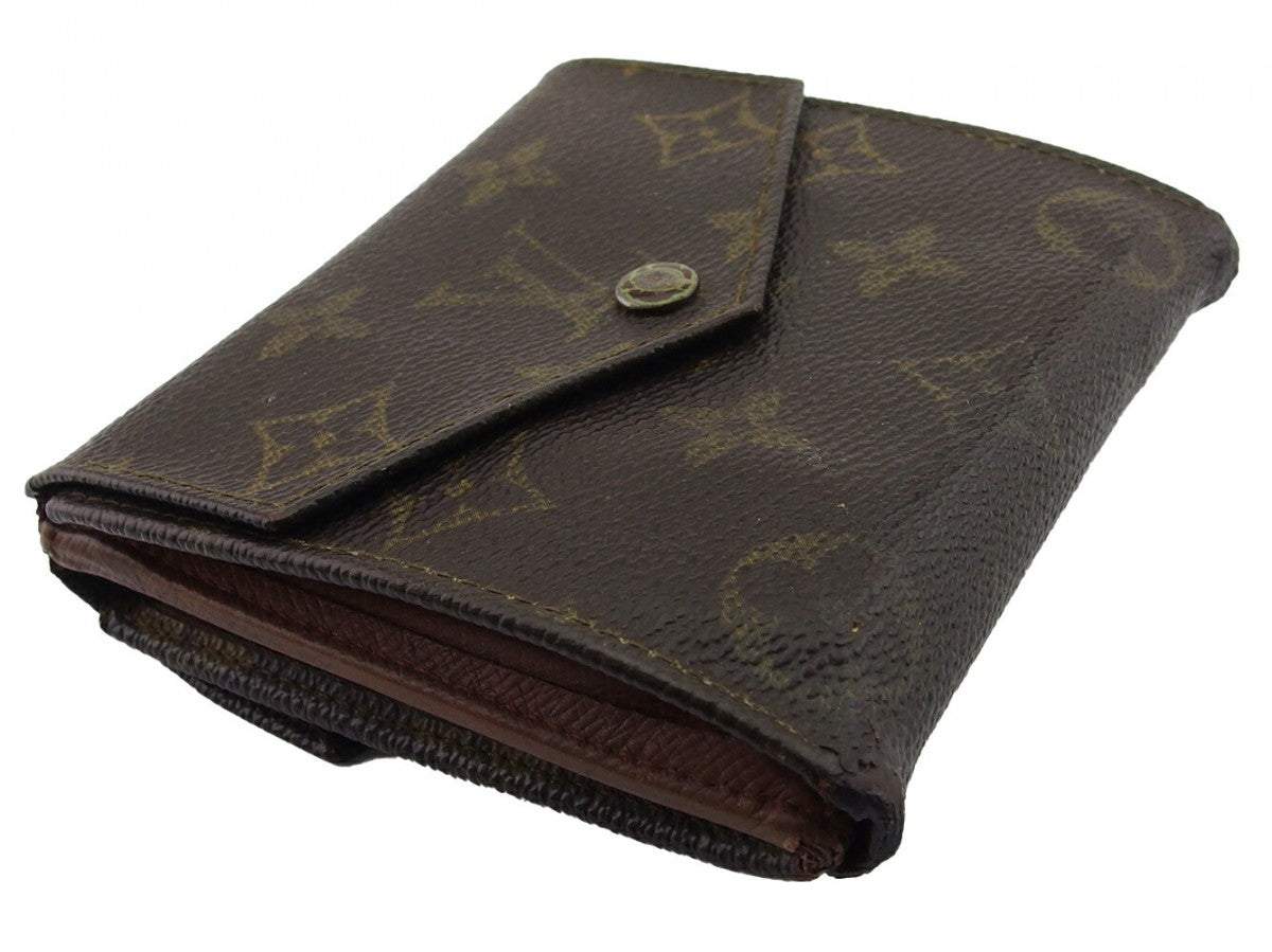 LOUIS VUITTON Bifold Wallet M61660 Brown beige Portonebi (old type)