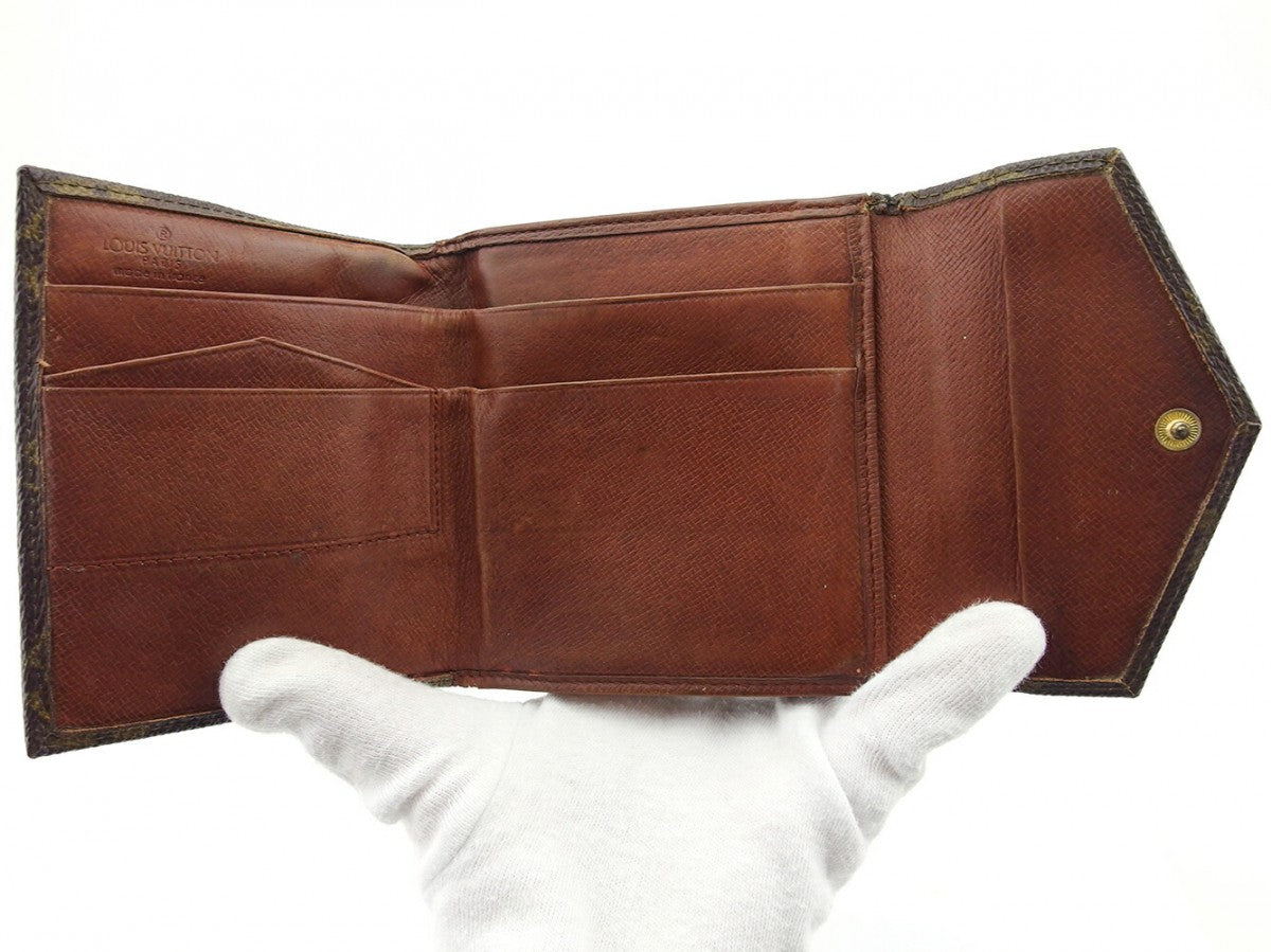 LOUIS VUITTON Bifold Wallet M61660 Brown beige Portonebi (old type)