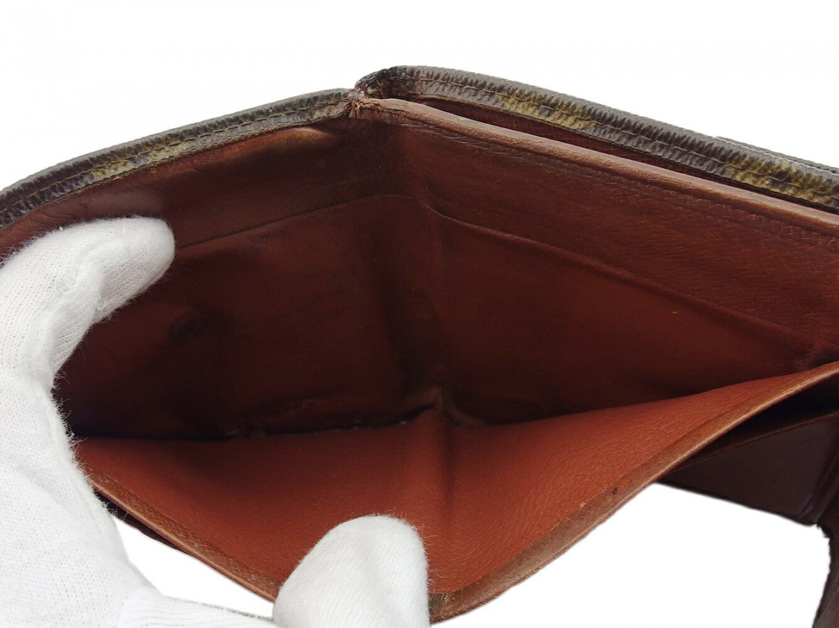 LOUIS VUITTON Bifold Wallet M61660 Brown beige Portonebi (old type)