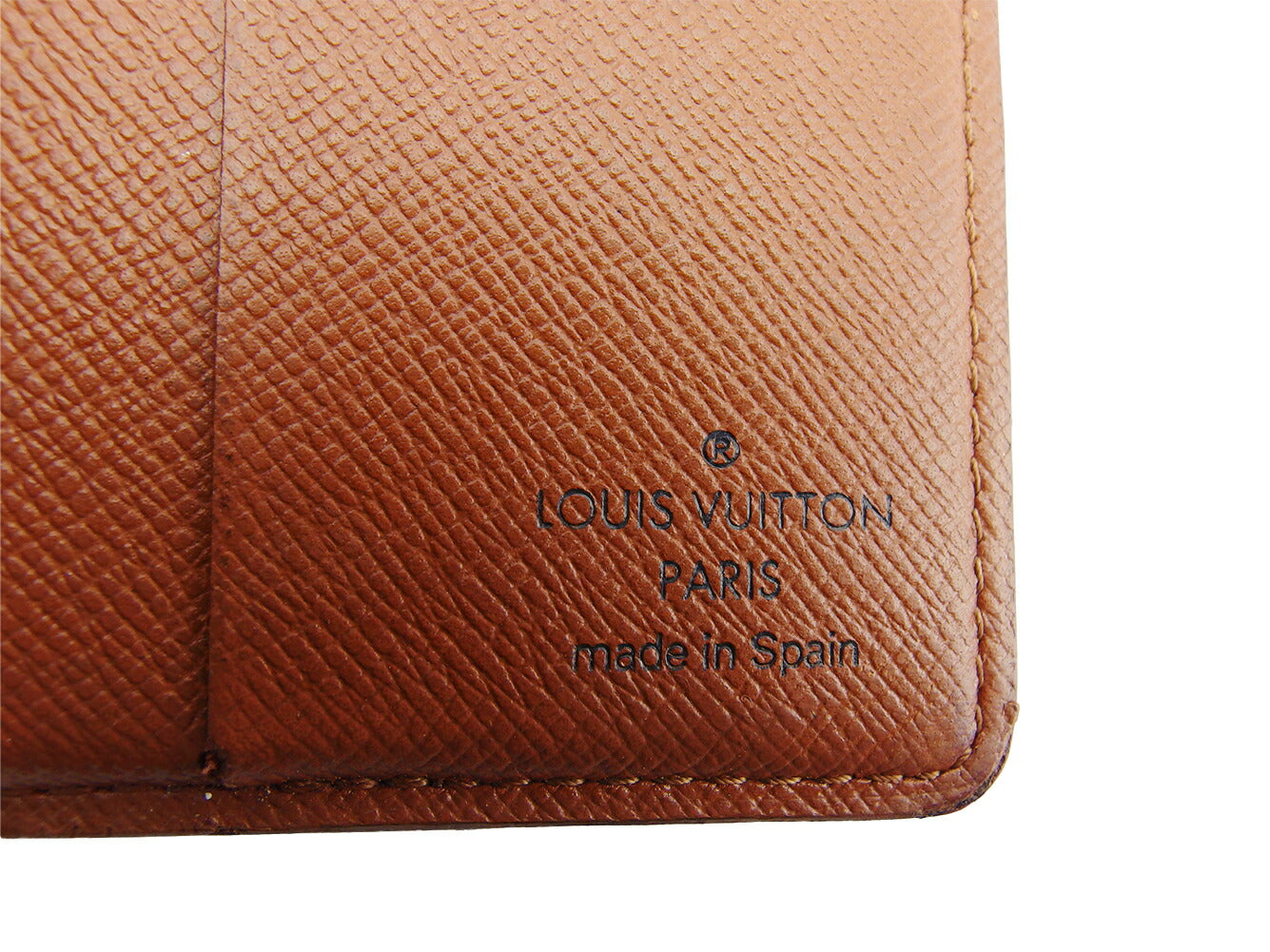 LOUIS VUITTON Bill Compartment M60929 Brown beige Porte Billets6Cartes Crdit