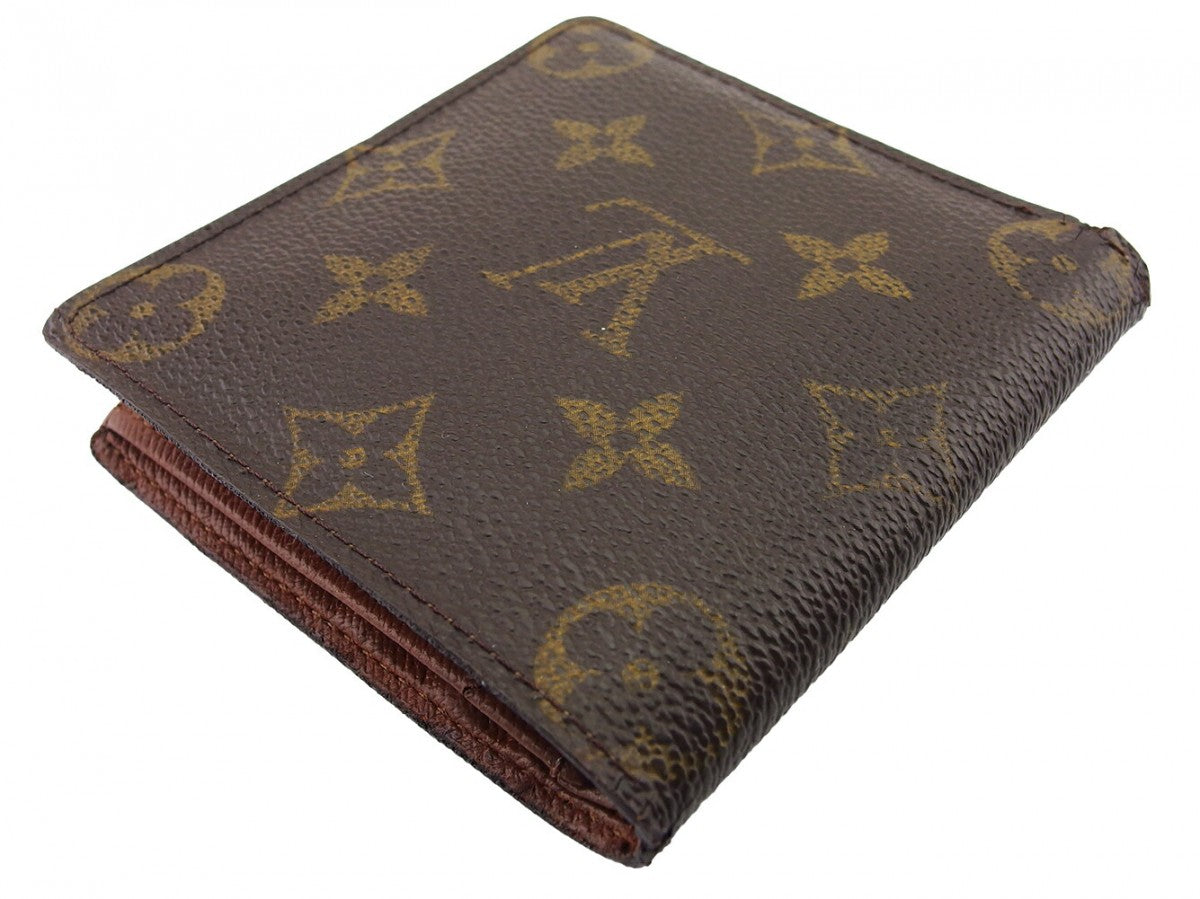 LOUIS VUITTON Bill Compartment M60929 Brown beige Porte Billets6Cartes Crdit