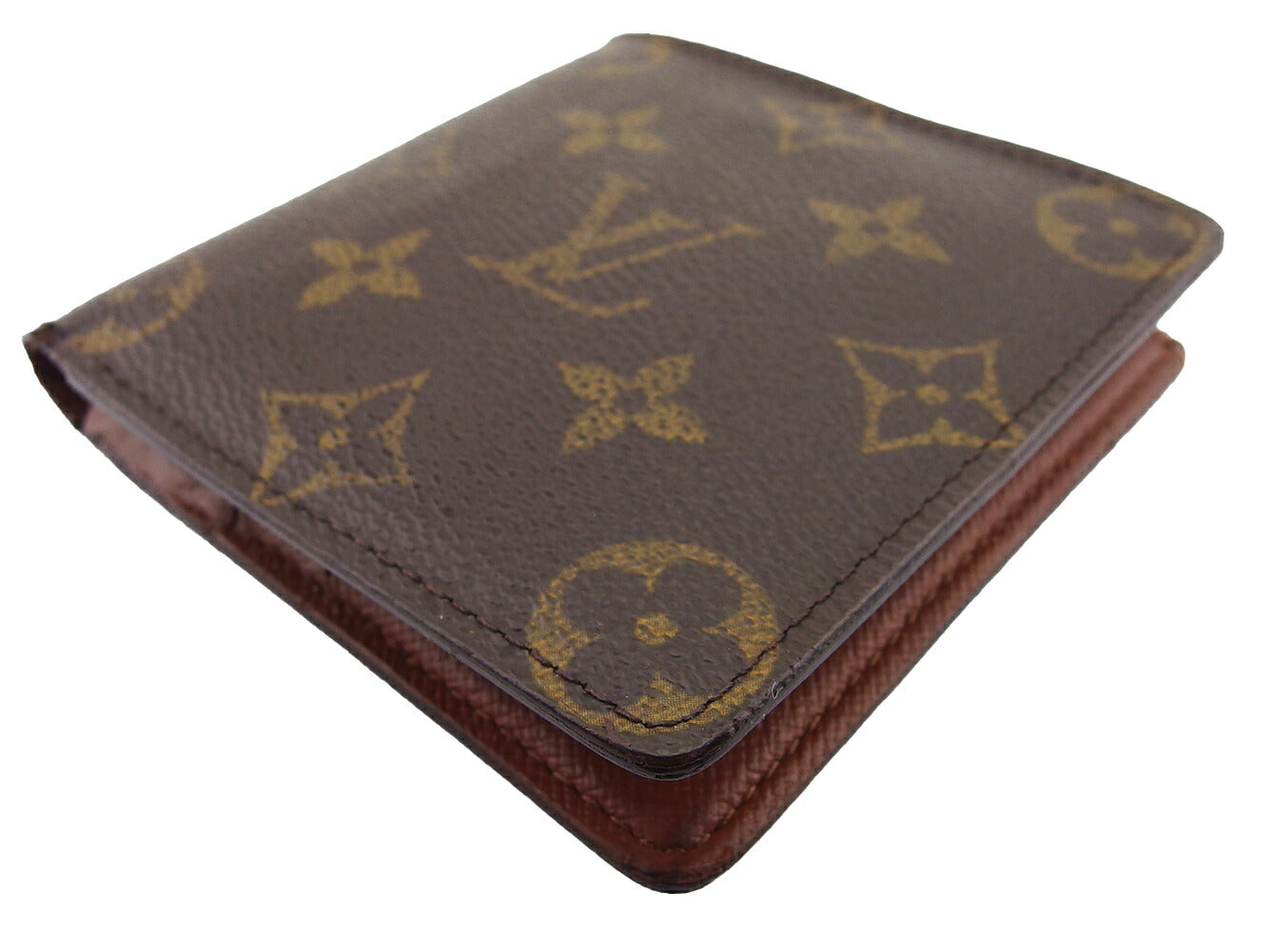 LOUIS VUITTON Bill Compartment M60929 Brown beige Porte Billets6Cartes Crdit