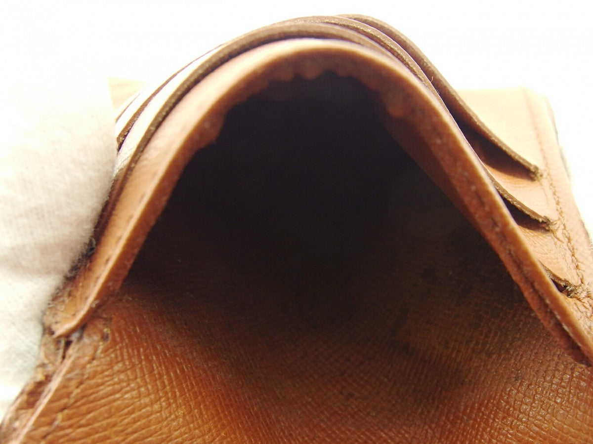 LOUIS VUITTON Bill Compartment M60929 Brown beige Porte Billets6Cartes Crdit