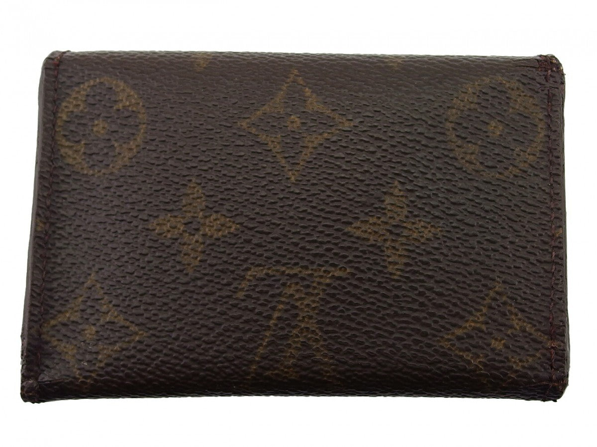 LOUIS VUITTON Key case Key holder M62630 Brown beige gold Multicles6