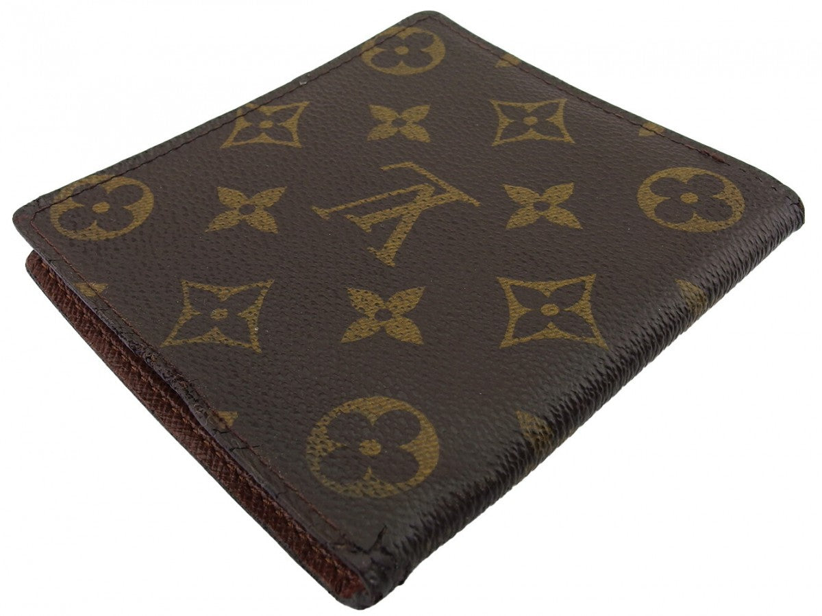 LOUIS VUITTON Bill Compartment M60883 Brown beige Porte Billets10Cartes Crdit