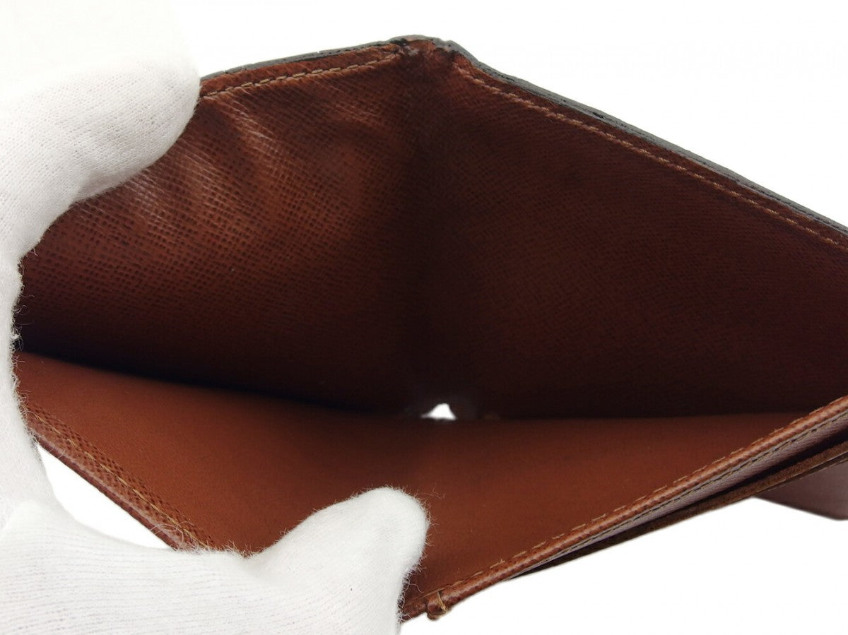 LOUIS VUITTON Bill Compartment M60883 Brown beige Porte Billets10Cartes Crdit