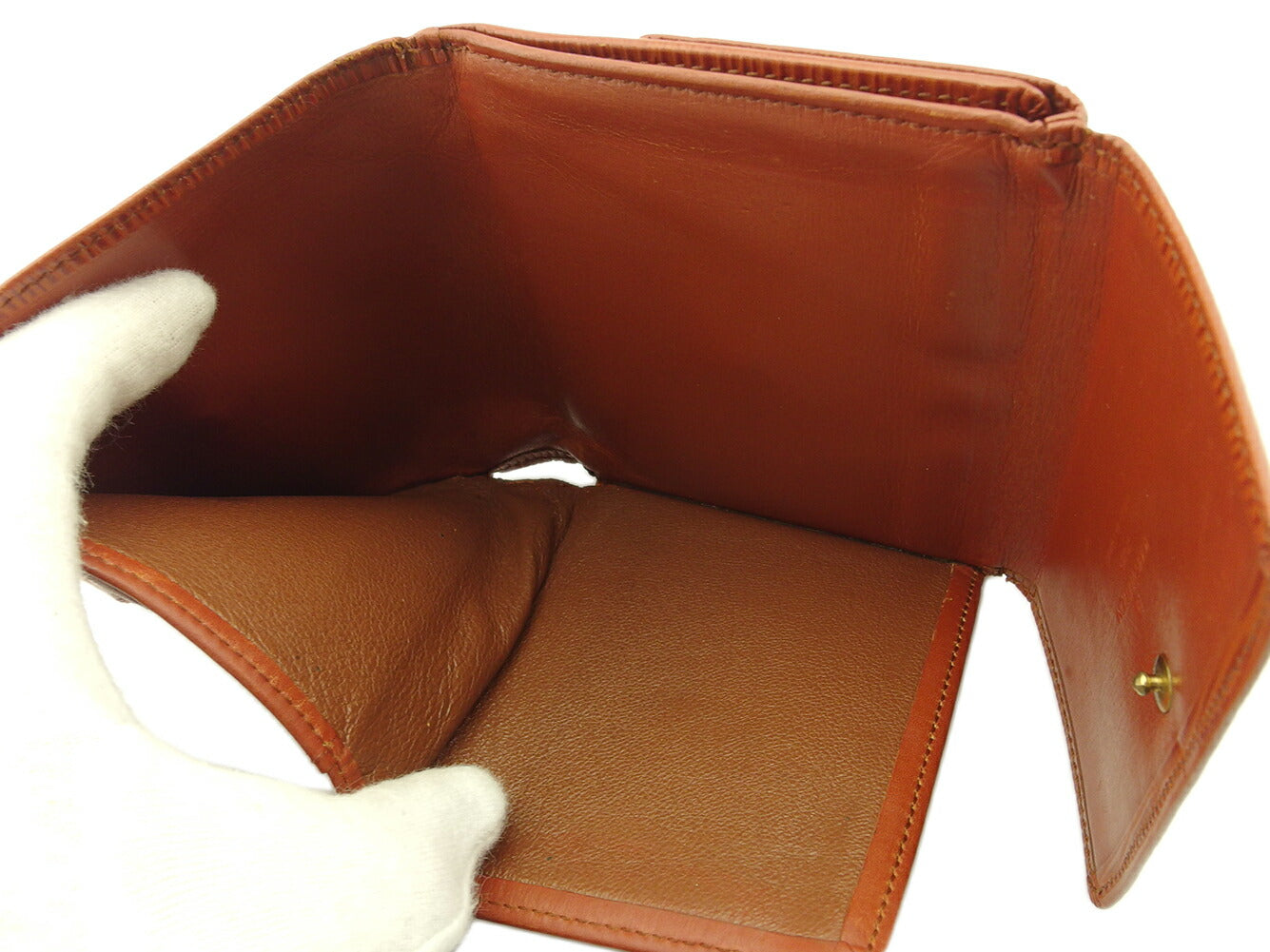 LOUIS VUITTON Bifold Wallet M63483 Brown Porte Monnaie Billets Cartes Credit