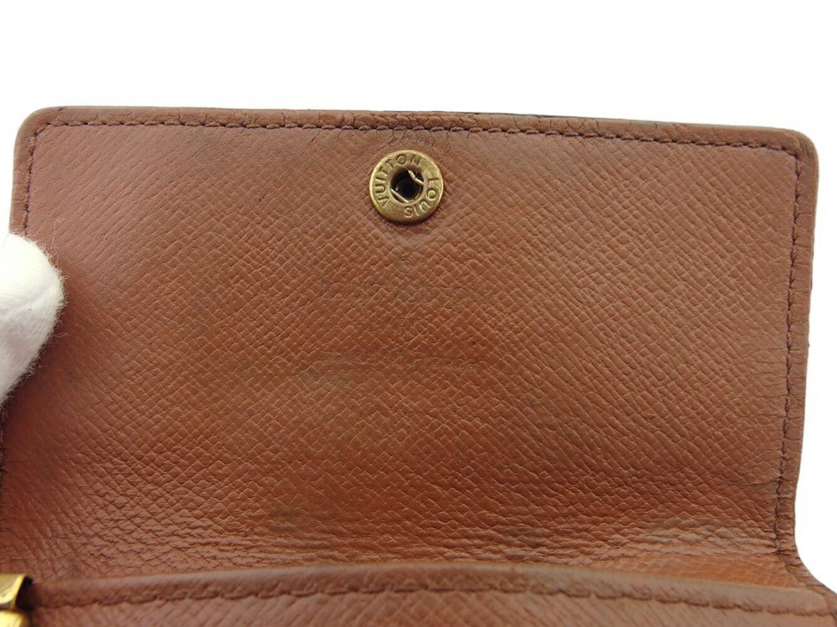 LOUIS VUITTON Key case Key holder M62630 Brown beige gold Multicles6