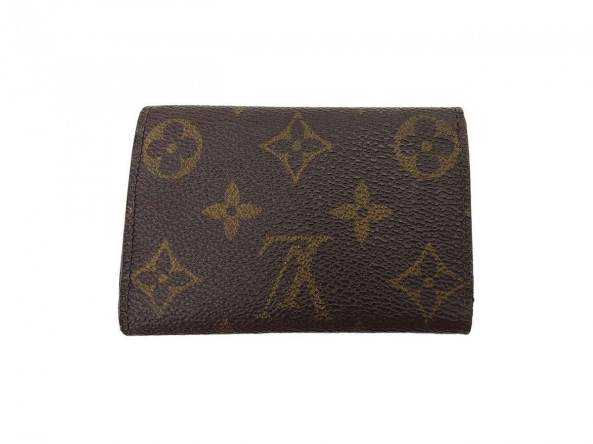 LOUIS VUITTON Key case Key holder M62630 Brown beige gold Multicles6