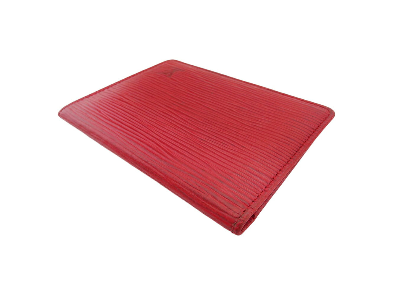 LOUIS VUITTON Pass case M63207 Red Porto 2 Cult Vertical