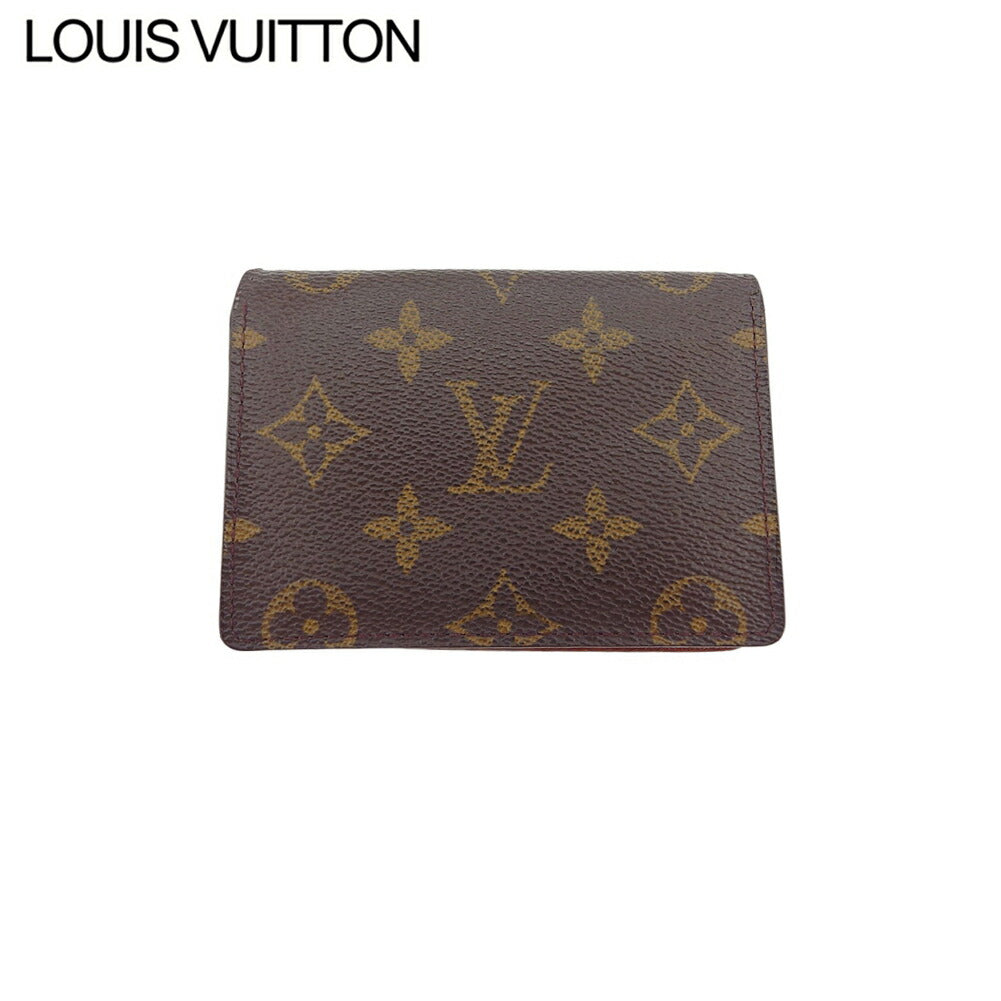 LOUIS VUITTON Pass case M60533 Brown beige Porto 2 Cult Vertical
