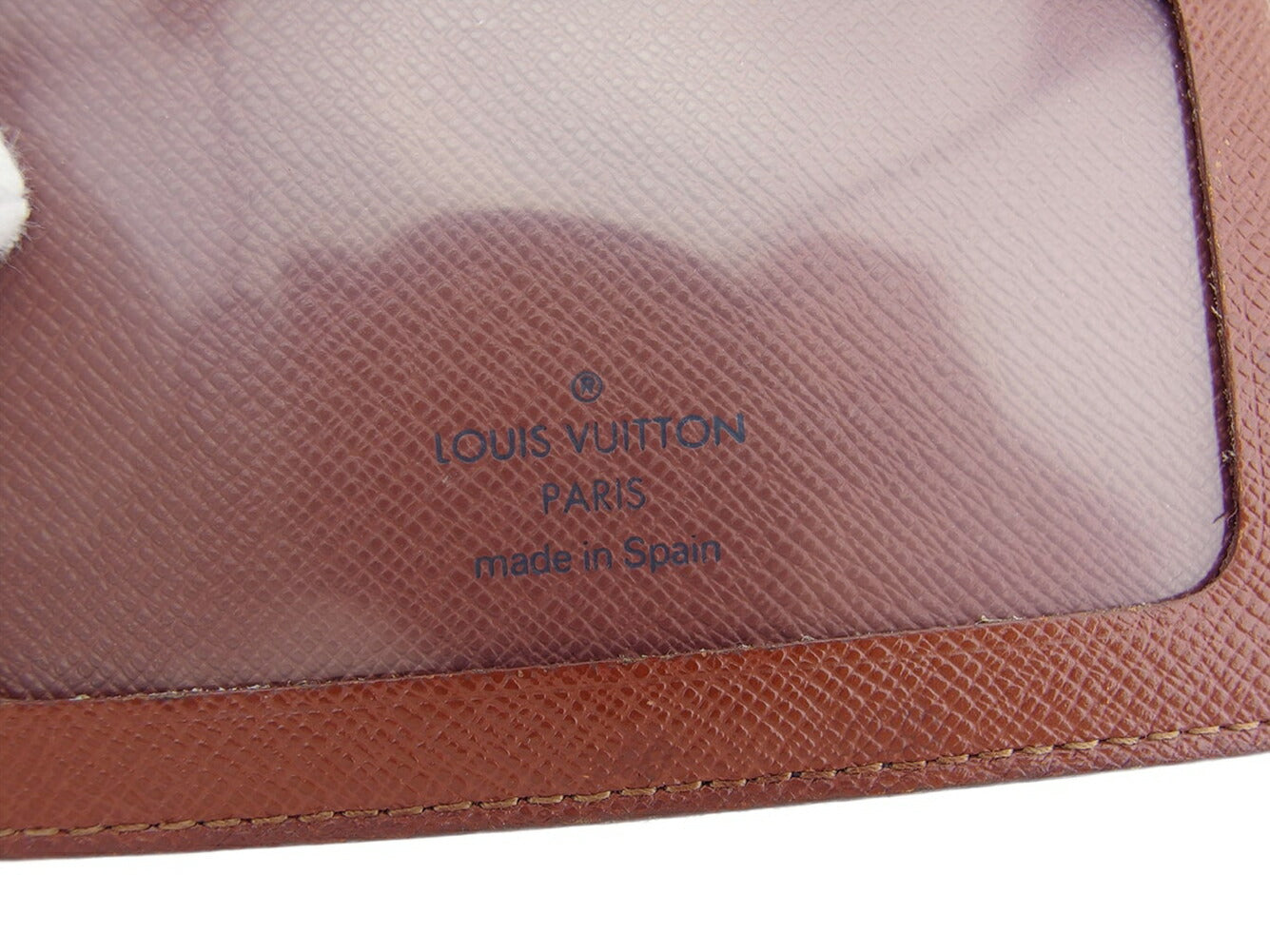 LOUIS VUITTON Pass case M60533 Brown beige Porto 2 Cult Vertical