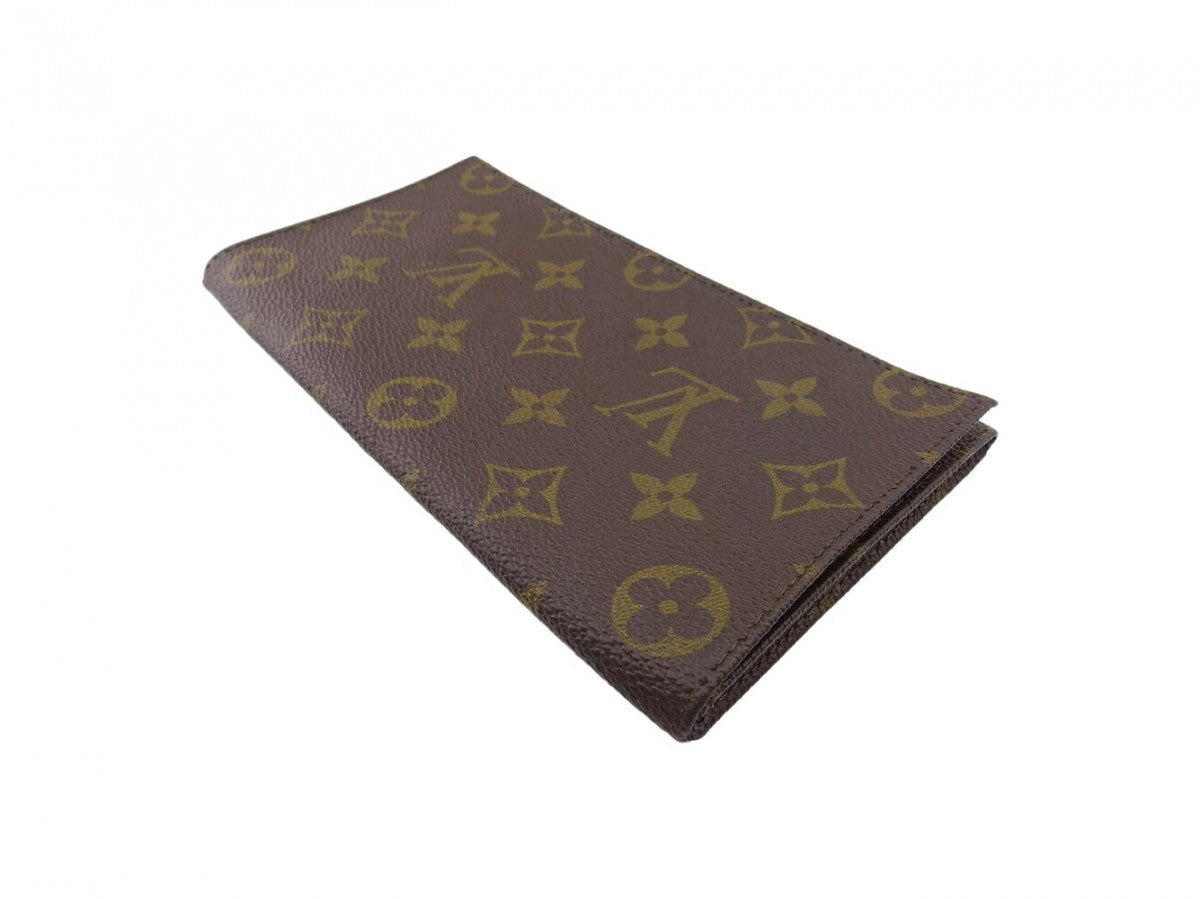 LOUIS VUITTON Bill Compartment Brown beige