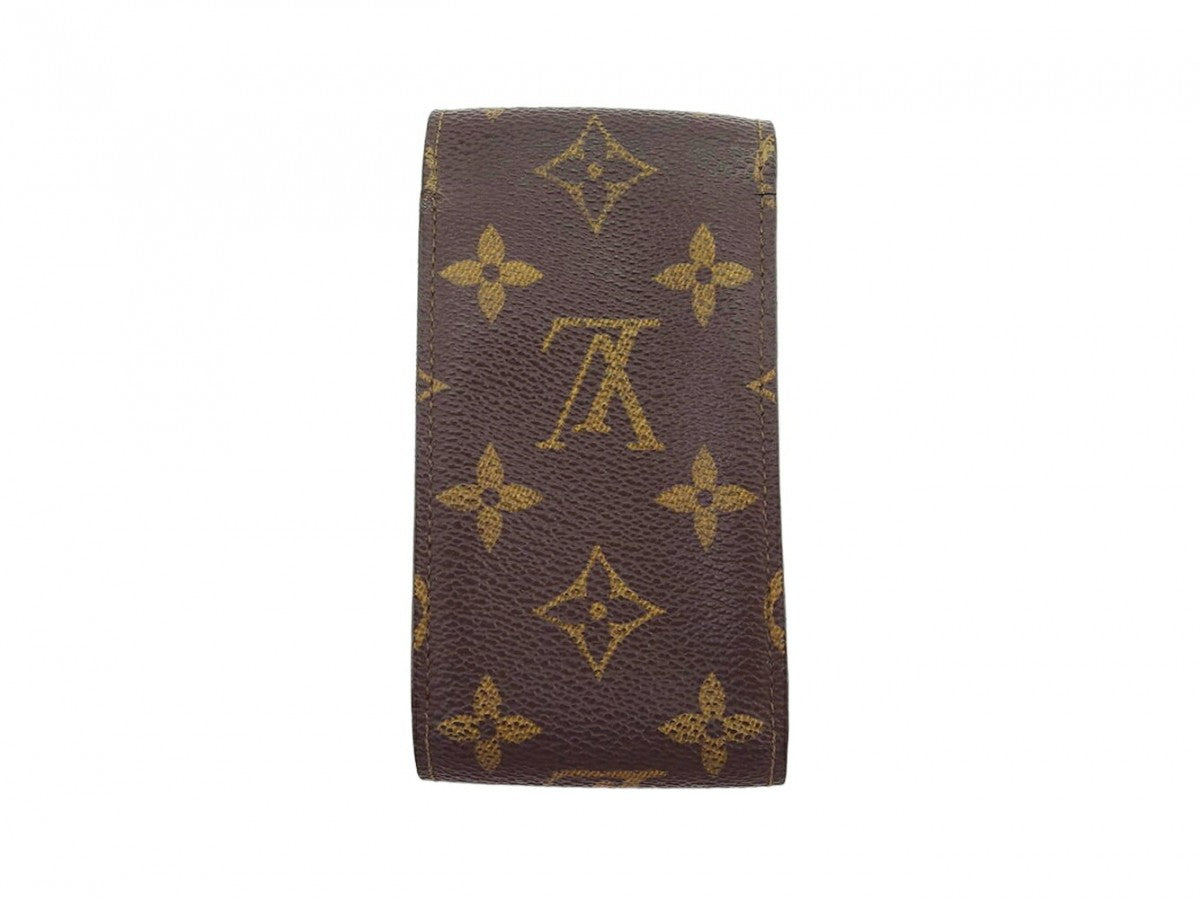 LOUIS VUITTON Cigarette case M63024 Brown beige Etui cigarette