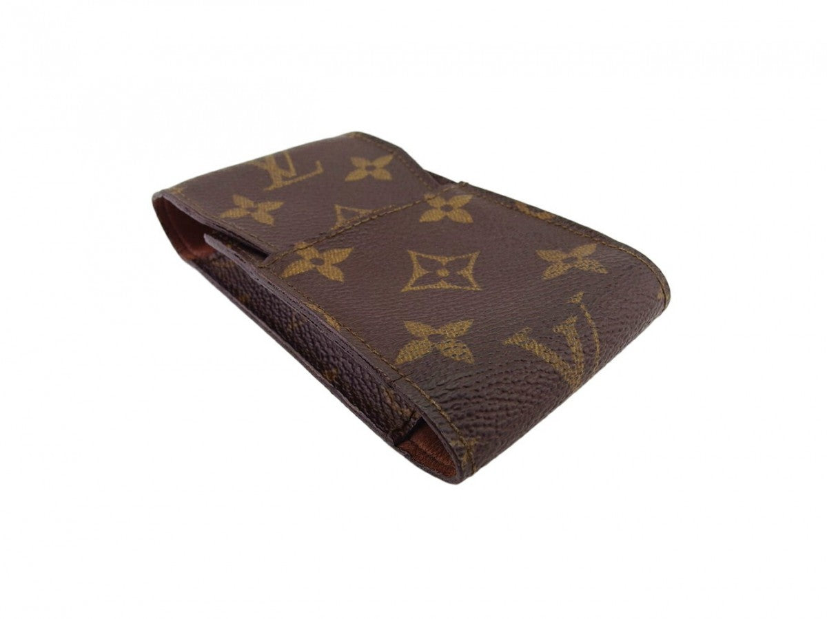 LOUIS VUITTON Cigarette case M63024 Brown beige Etui cigarette