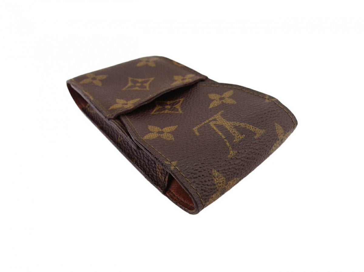 LOUIS VUITTON Cigarette case M63024 Brown beige Etui cigarette