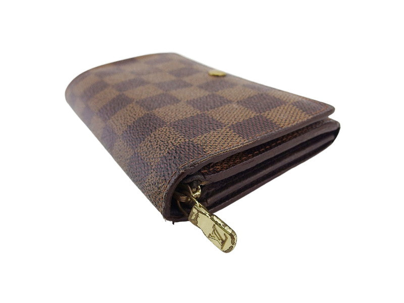 LOUIS VUITTON Long Wallet Purse N61730 Brown beige gold Portonebi Tresol