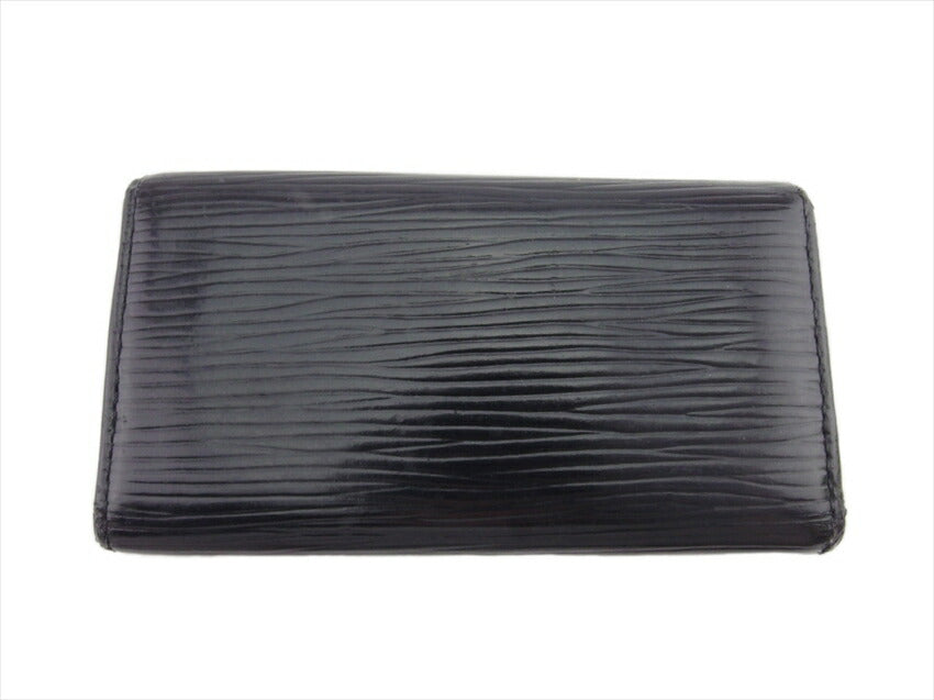 LOUIS VUITTON Key case Key holder M63822 Black gold Multicles4