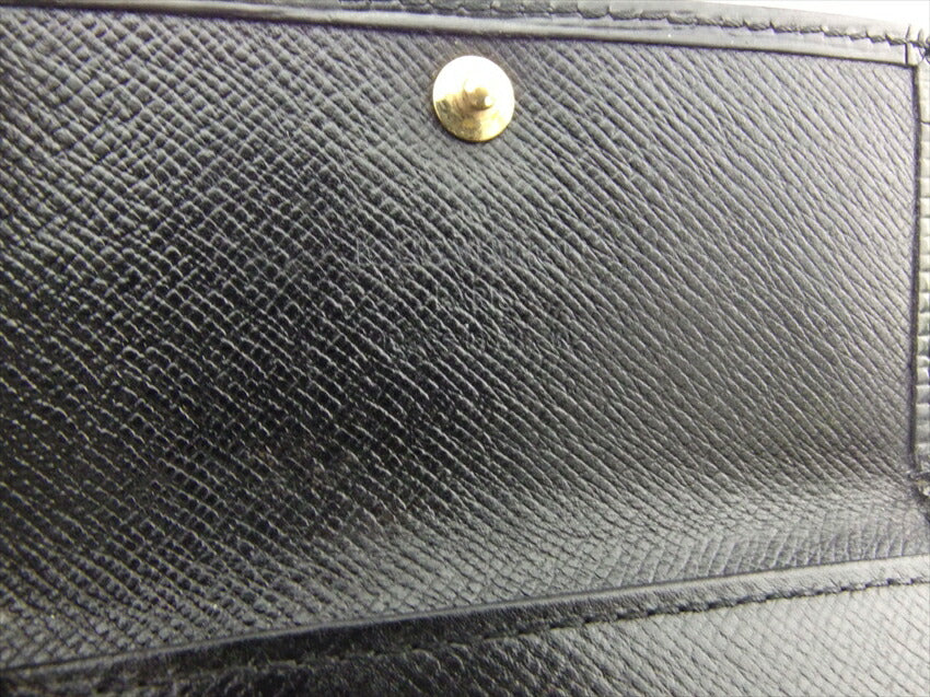 LOUIS VUITTON Key case Key holder M63822 Black gold Multicles4