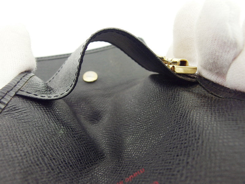 LOUIS VUITTON Key case Key holder M63822 Black gold Multicles4