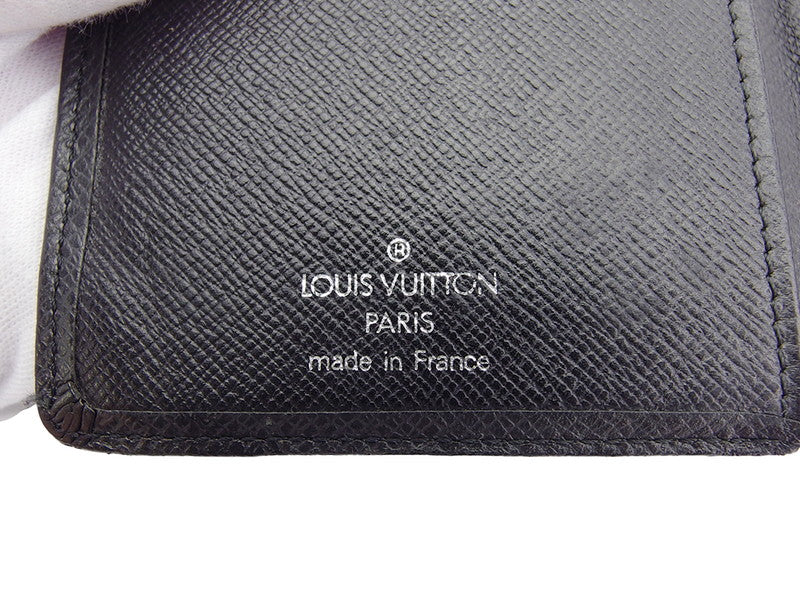 LOUIS VUITTON Bill Compartment M30402 black Porto 14 Cartes Crdit