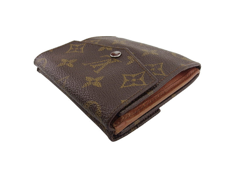 LOUIS VUITTON Bifold Wallet M61660 Brown beige Portonebi (old type)