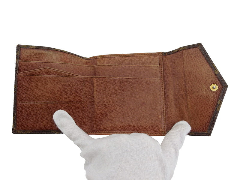 LOUIS VUITTON Bifold Wallet M61660 Brown beige Portonebi (old type)