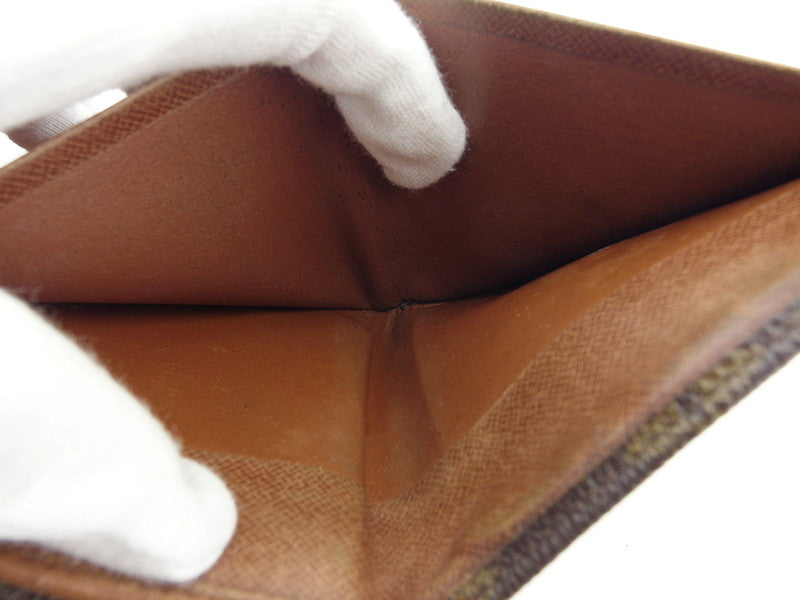 LOUIS VUITTON Bifold Wallet M61660 Brown beige Portonebi (old type)